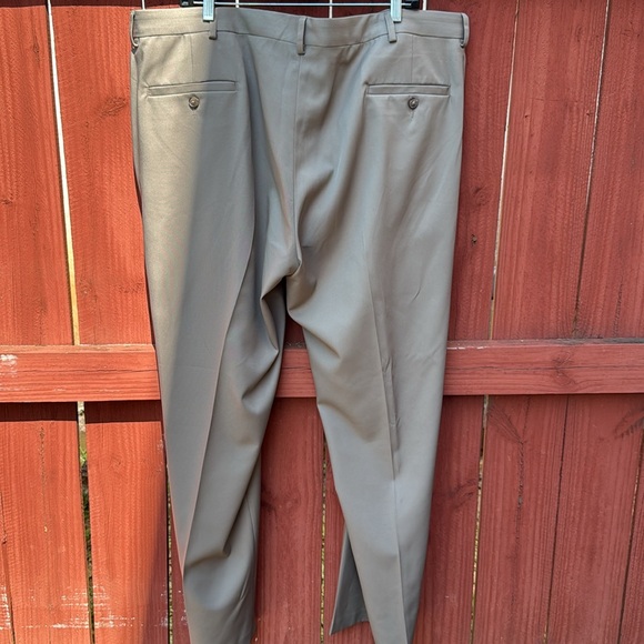 Haggar Dress Men Pants Tan Size 42X30 - Picture 5 of 5